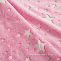 OEM glow in the darkstar blanket luminous blanket